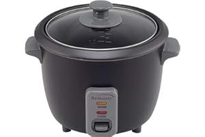 Brentwood Appliances TS-700BK 4-Cup Uncooked/8-Cup Cooked Food Steamer (Black) Rice Cookers, Normal