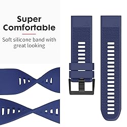 NotoCity Compatible Fenix 5 Band 22mm Width Soft