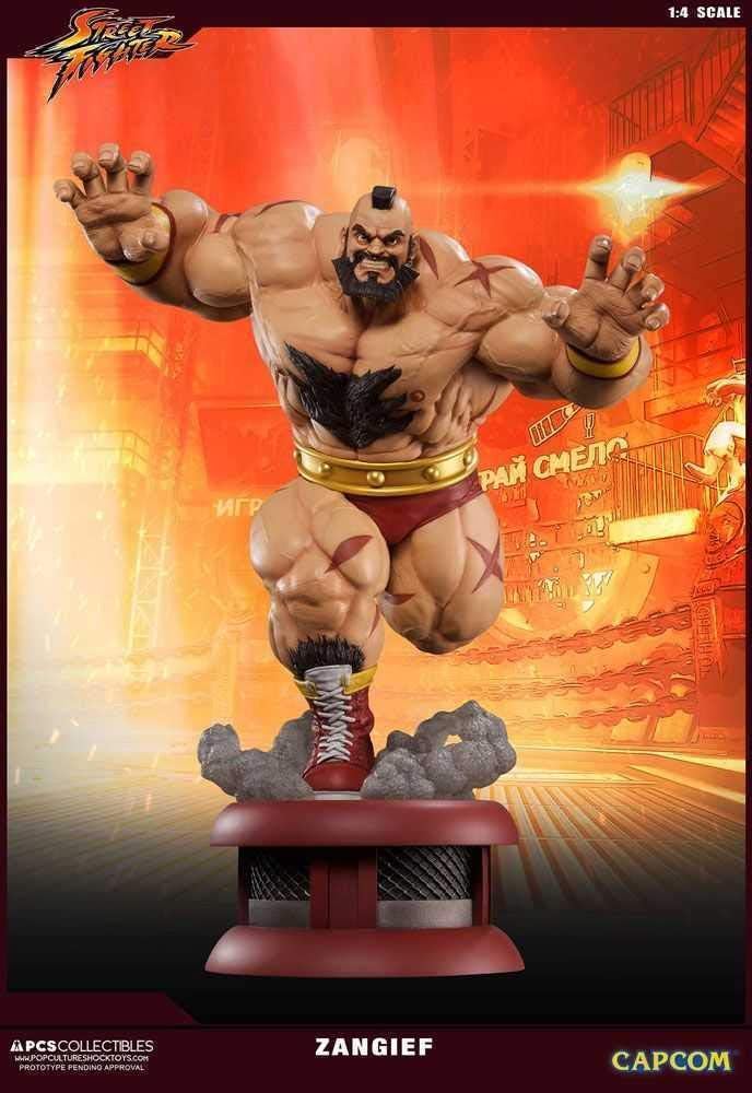 ELECTRONIC ARTS STREET FIGHTER - Zangief 1:4 Scale Stature - 69cm