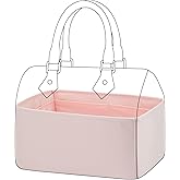 DGAZ Silk Purse Organizer Insert Fits LV Speedy 16/20/25/30/35/45 bags,Silky Smooth Bag Organizer,Luxury Handbag & Tote Shaper(Pink,SP20)