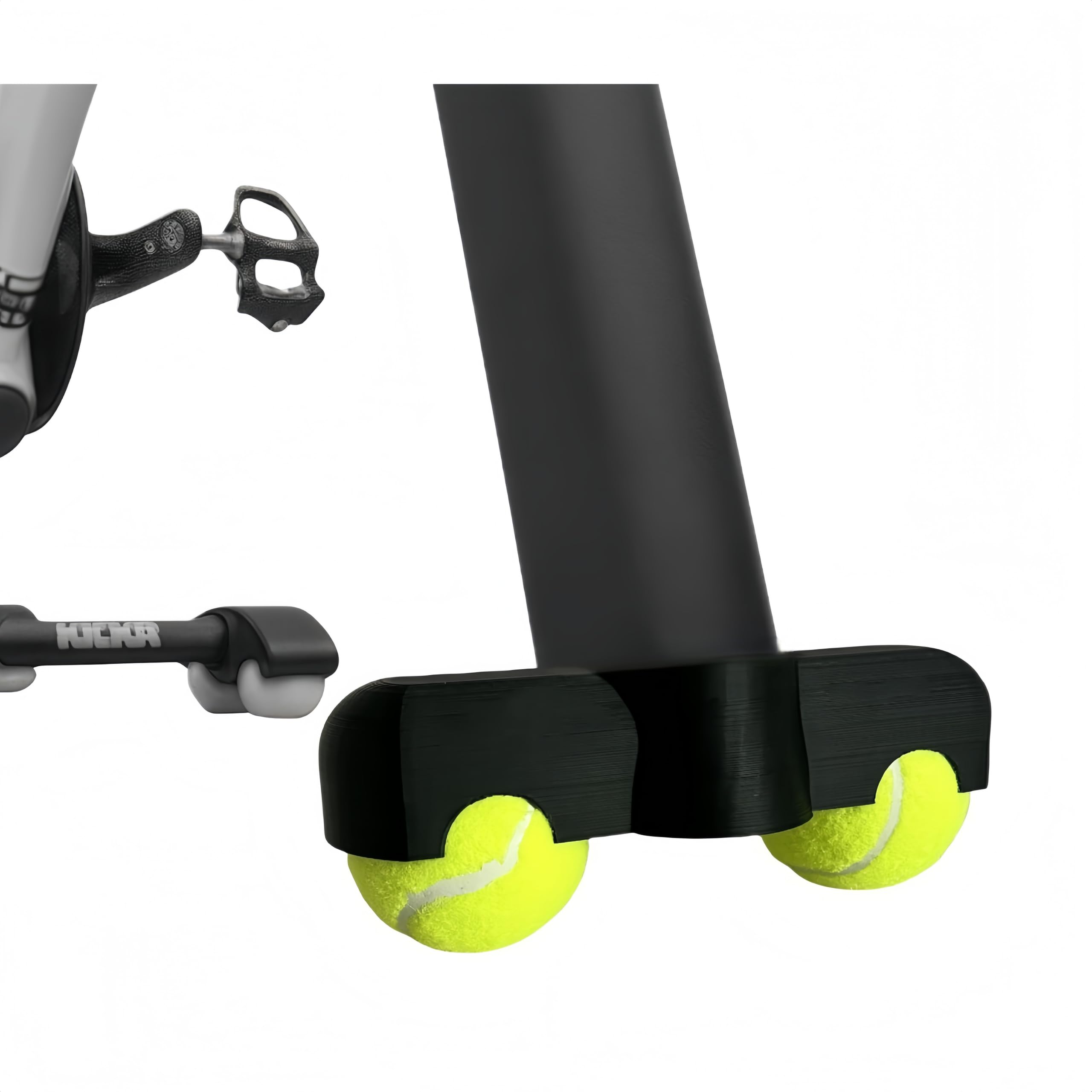 Photo 1 of MCNULGUR One Stabilizer Rocker Foot with Two Tennis Ball for Zwift Ride Front Leg, Indoor Trainer Workout Equipment Accessories