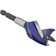 IRWIN Speedbor Max Holzbohrer – 10,2x2,5 Cm, Mit 3 Schneidsporen & Vollschraubenspitze Für Saubere Löcher, 1/4 Zoll Schaft