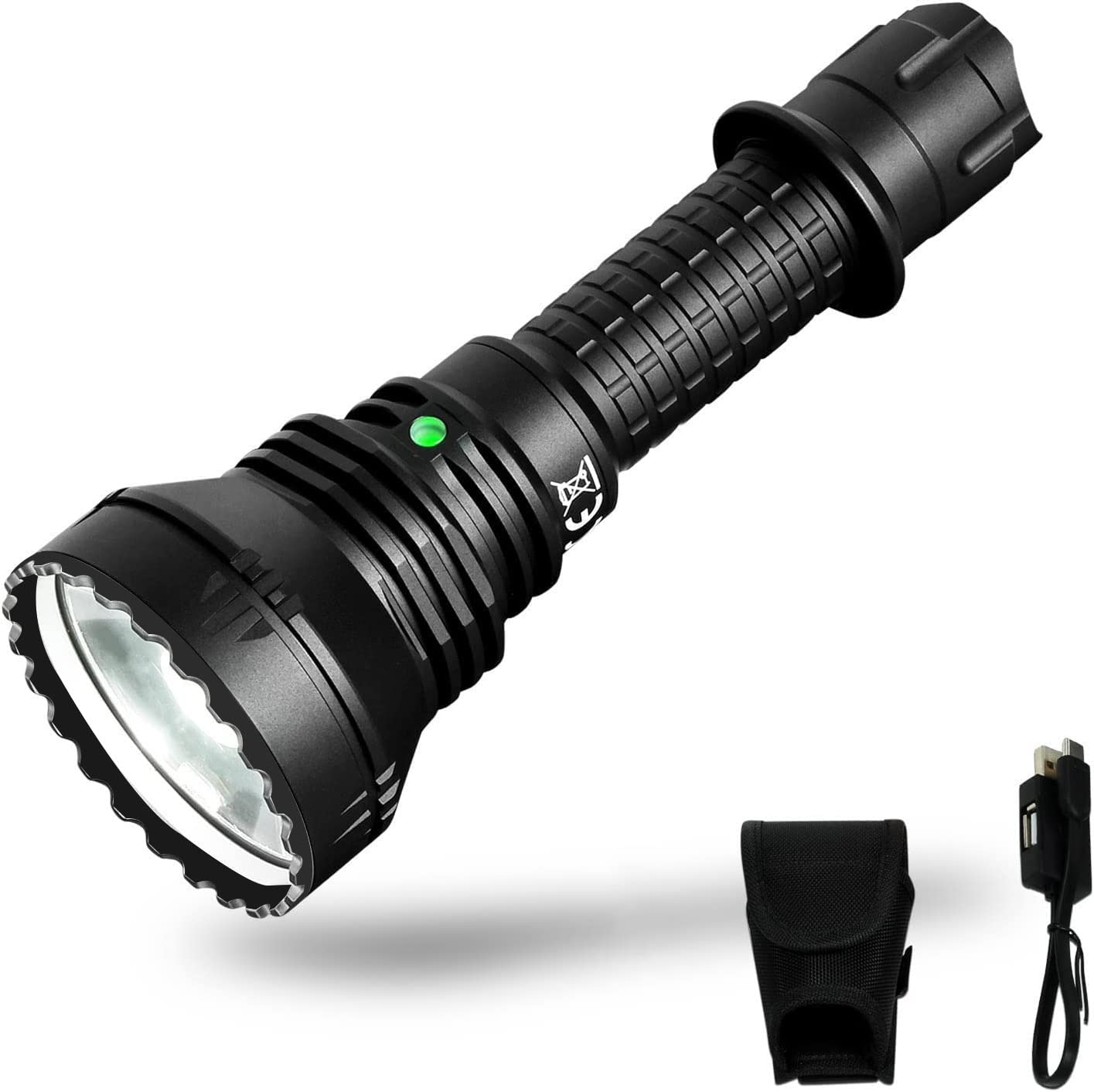ACEBEAM L19 2.0 1300M Long Range Tactical Flashlight White LED 1650 Lumens