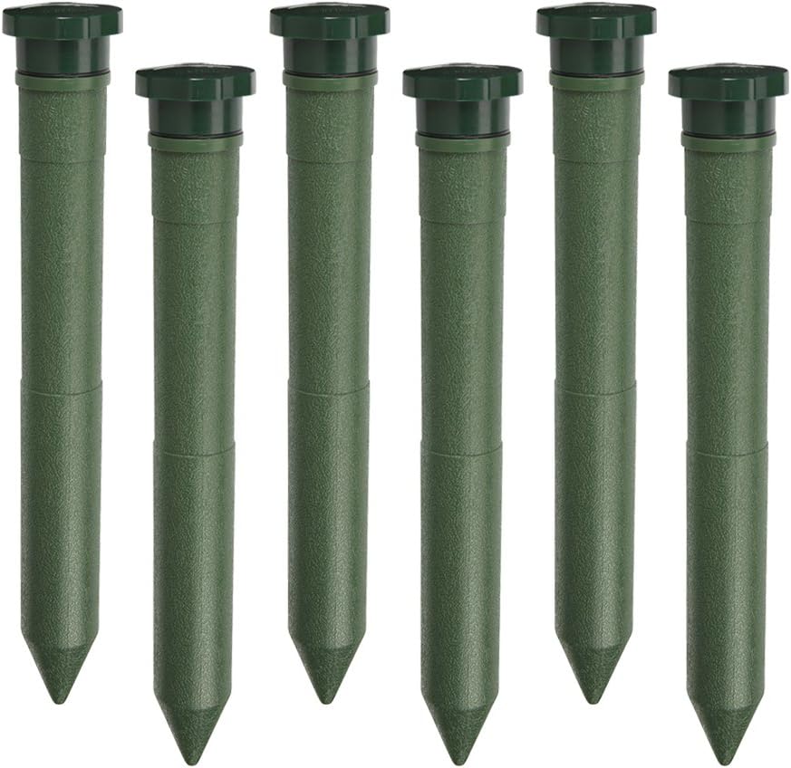 Pest XT Battery Powered Ultrasonic Outdoor Pest Repeller for Moles (6 Pack)