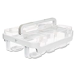 deflecto Stackable Caddy Organizer with S, M and L