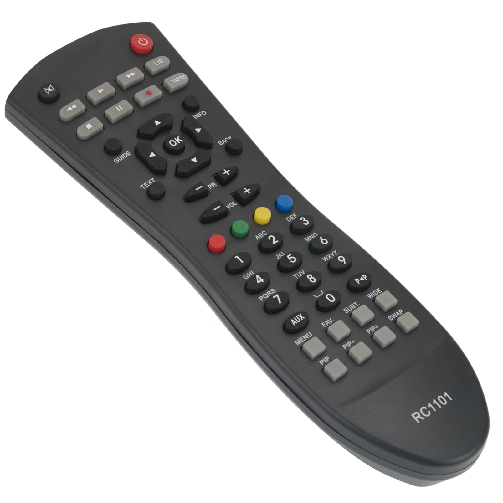ALLIMITY RC1101 Replace Remote Control fit for Agora ALBA DIGIHOME ECHNIKA Hitachi HDR163 HDR165 HDR253 HDR505 HDR255 AGR-PVR250 AGR-PVR320 AEDTR80S7 PVR80 PVR160 ALDTR160 PVR/DTR