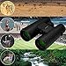 OMZER 10x42 Compact Binoculars for Adults - High Powered Binocular with BAK4 Prism FMC Lens - Large Eyepiece Hunting Binocular with Clear Low Light Vision for Bird Watching Hiking Camping Games