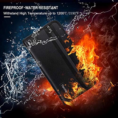 Passport Holder RFID Travel Wallet Waterproof & Fireproof Tickets Itinerary Document Organizer with Zipper/Strap for Woman & Man & Family Fit 5 Passports 6 Passport Holder RFID Travel Wallet Waterproof & Fireproof Tickets Itinerary Document Organizer with Zipper/Strap for Woman & Man & Family Fit 5 Passports