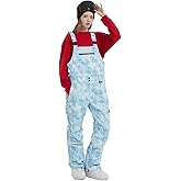 BUMDEEP Women and Men's Snow Bibs - Adjustable Overalls, Windproof & Waterproof Ski Pants, Insulated Warm Pants