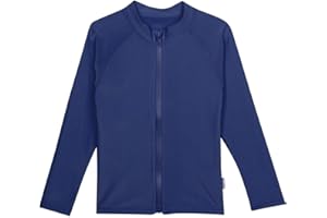 SwimZip UPF 50+ Long Sleeve Rash Guard for Boys' and Girls' - Baby, Toddler, Kids