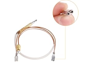 Aupoko 13.7" Universal Thermocouple Patio Heater Parts, 350 mm Outdoor Heater Replacement Parts with 4.8mm Flat Terminal & M8