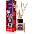Areon Home Luxury Perfume Reed Diffuser + 10 Rattan Reeds, Patchouli Lavender Vanilla 50 ml