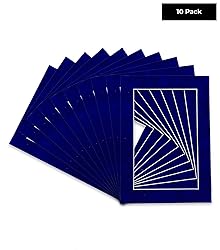 Pack of Ten Acid Free 12x16 Mats Bevel Cut for