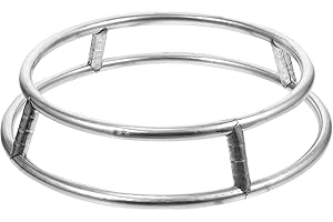 OSOLADY Heavy-Duty Stainless Steel Cookware Rack Round Pot Holder for Gas and Electric Stove Use in Kitchen