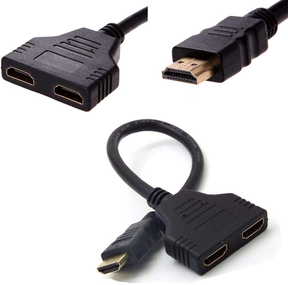 2 Way HDMI Switcher Cable; Dual HDMI Switch, Gold Amazon.co.uk Camera