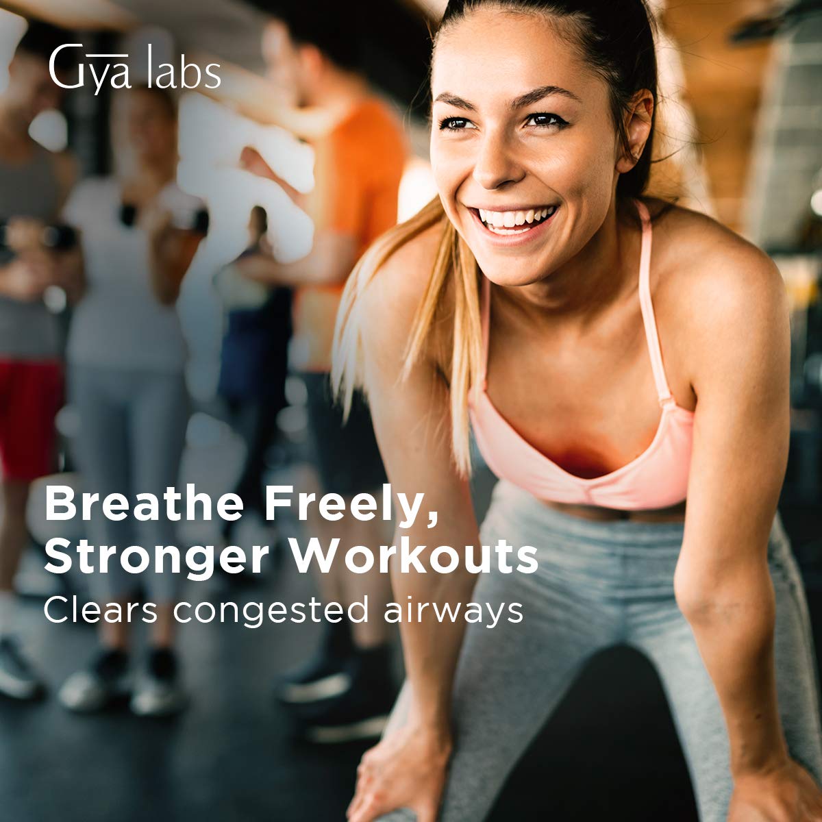 Gya Labs Breathe Essential Oil Blend - Peppermint & Eucalyptus for Sinus Relief & Congestion Relief (10ml) - 100% Pure Therapeutic Grade Aromatherapy Essential Oils Blends for Diffuser & Breathing : Beauty