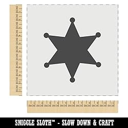 Sheriff Policeman Badge Wall Cookie DIY Craft