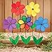 Fox Valley Traders Colorful Flower Spinners Set of 5
