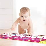 Caftymids Piano Music Dance Mat Educational Toy 19 Keys 8 Instrument Icons view 6