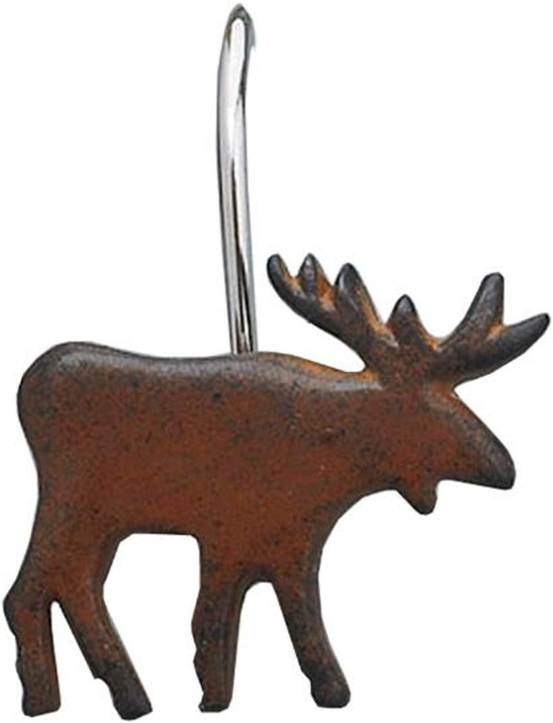 Amazon Com Park Designs Moose Shower Curtain Hooks Set Of 12
