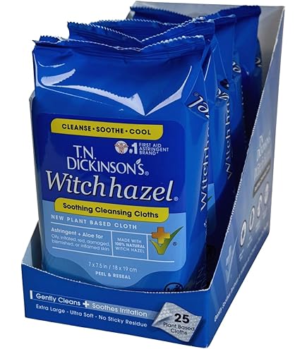 Amazon.com : B-Sure Pre-Moistened Witch Hazel Towelettes - (20