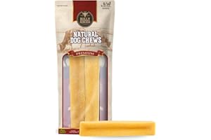 Bully Bunches Medium Authentic Yak Cheese Himalayan Chews for Medium & Small Dogs - All Natural Dog Treat Dental Chews, Made with Real Yak Milk - Lactose & Rawhide Free (2 Pk)