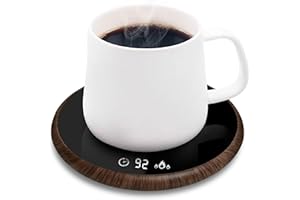 MQUPIN Mug Warmer for Desk Coffee Mug Warmer Auto Shut Off Cup Warmer for Coffee with 2 Temperature Settings(113°F/131°F), Mu