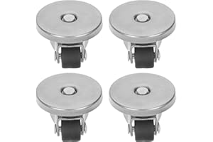 CIYODO Furniture Mini Caster Wheels Self-Adhesive for Kitchen Appliances and Desk Chairs Soft Rubber Set