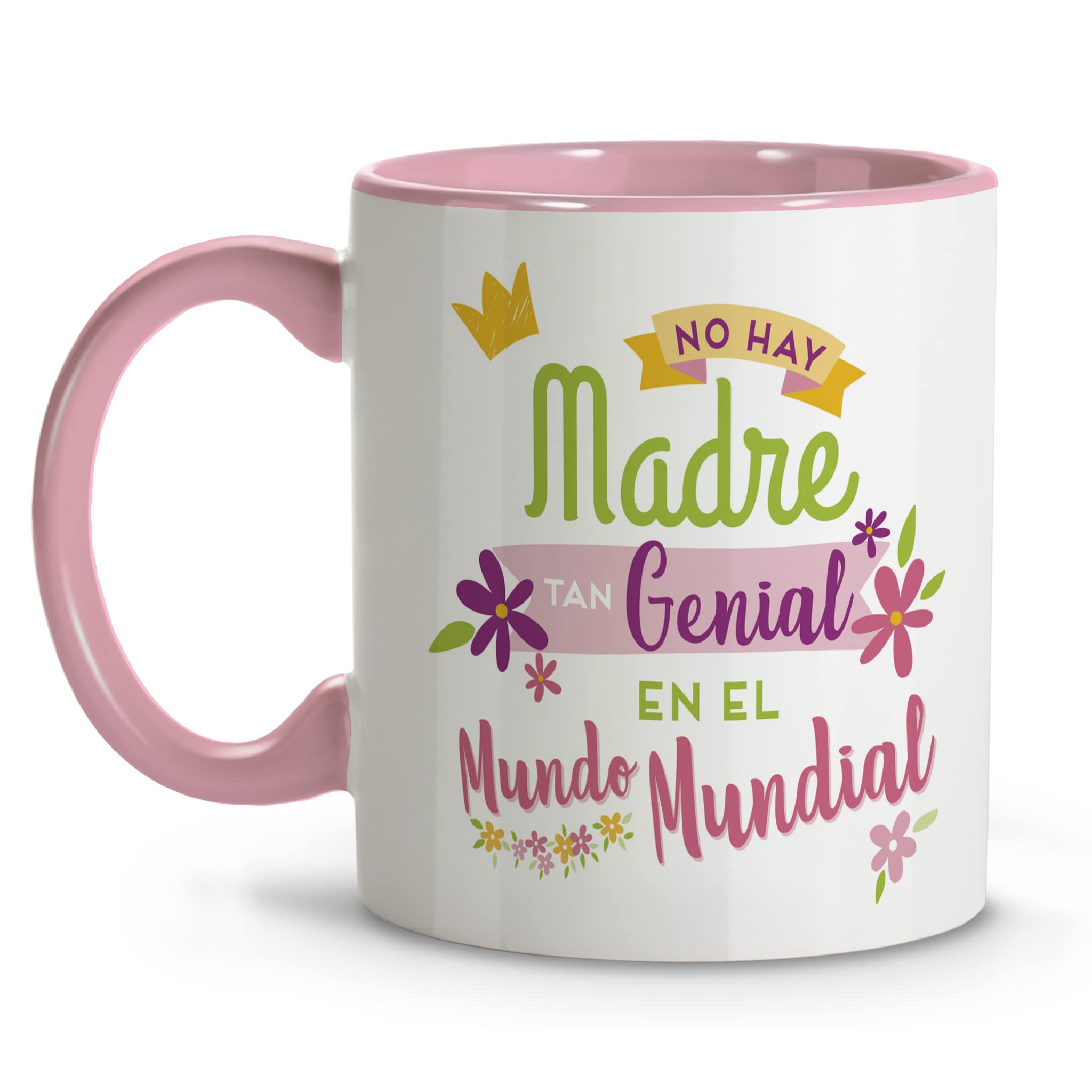 LolaPix Mama Breakfast Mug Original Ceramica 330 ml Gift with Phrases for Mother's Day — image 1
