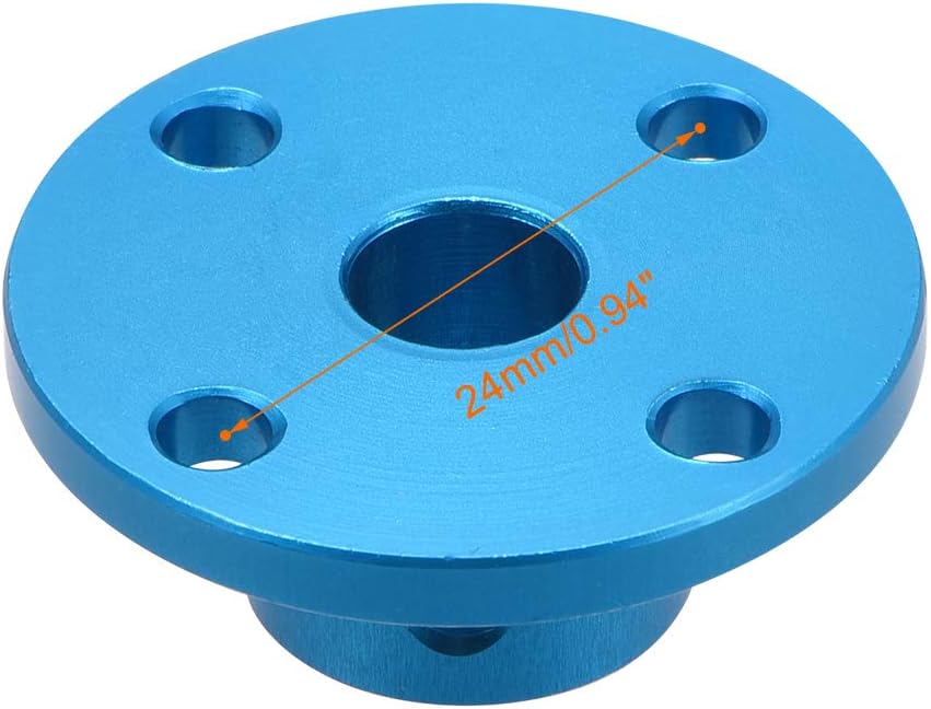 sourcing map 8mm Inner Dia H13*D16 Rigid Flange Coupling Motor Guide Shaft Coupler Motor Connector for DIY Parts - Image 3