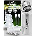 LiveMus!c HearSafe Ear Plugs - High Fidelity Earplugs for Musician, Concert, Drummer, DJ & Clubbing - Reusable, Comfortable -