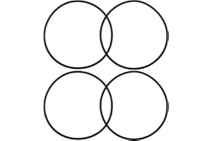 FOSPECTRA OR-34 / OR-34A O-Ring, Replacement for Culligan and Ace Filters, Compatible with Culligan HF-150(A), HF-160, HF-360(A), O-Ring for Water Filter Housin, Prevent Leakage, 4 Pc