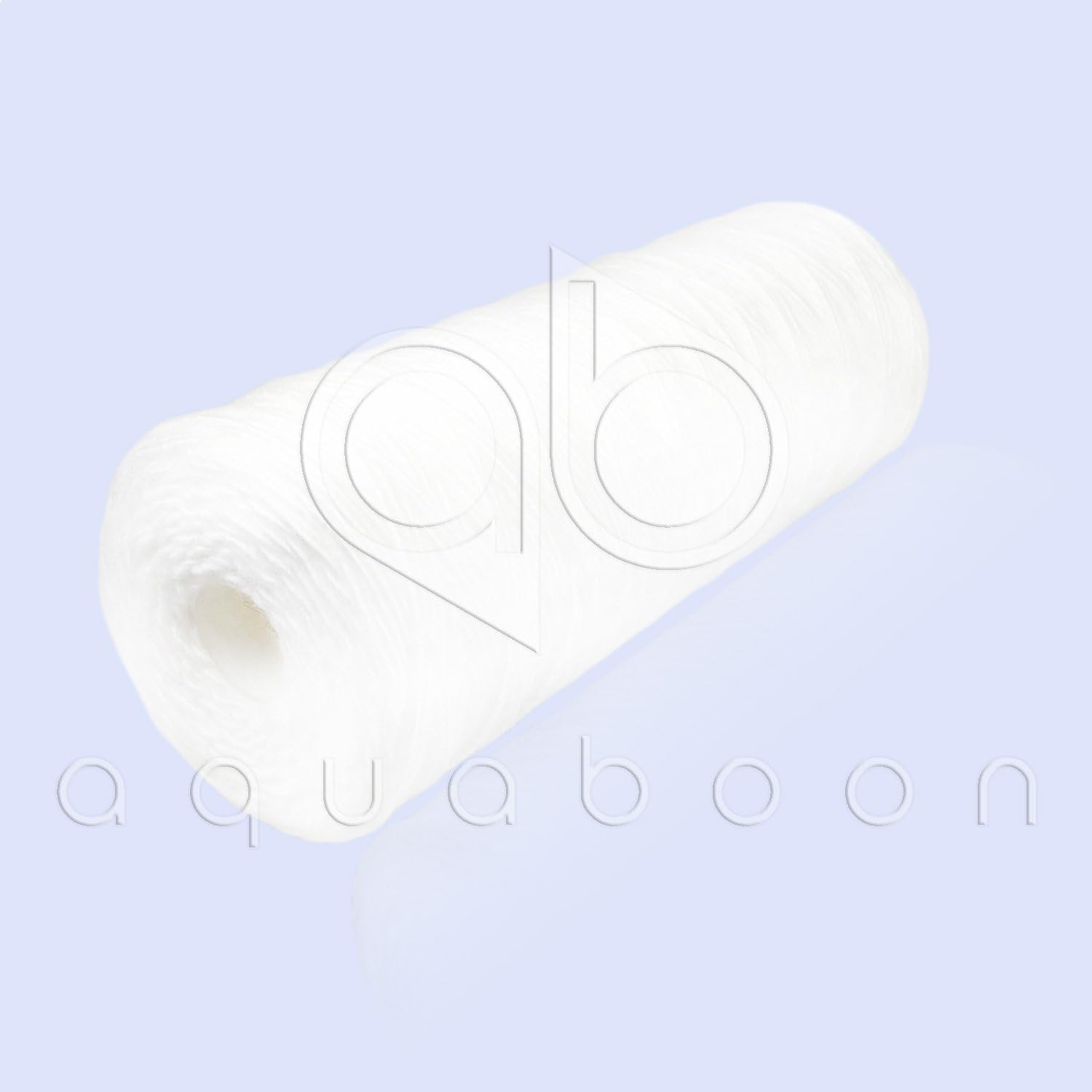 Aquaboon 5 Micron 10" Big Blue String Wound Sediment Water Filter Cartridge | Whole House Sediment Filtration | Compatible with 84637, WPX5BB97P, PC10, 355214-45, 355215-45, WP10BB97P WP5BB97P 2-Pack: Kitchen & Dining