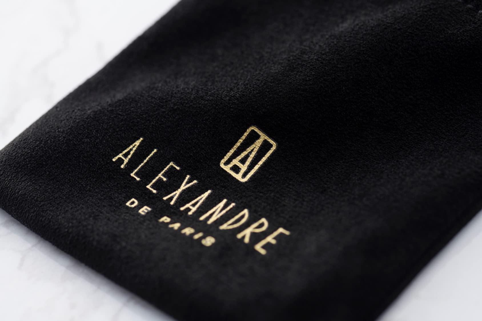 【美人百花 2022年3月号 雑誌付録】アレクサンドル ドゥ パリ 跡がつきにくいリボンクリップ ミニ巾着付き