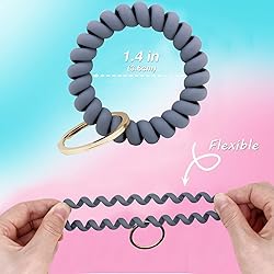 BIHRTC 6pcs Colorful Stretchable Wristband Wristlet