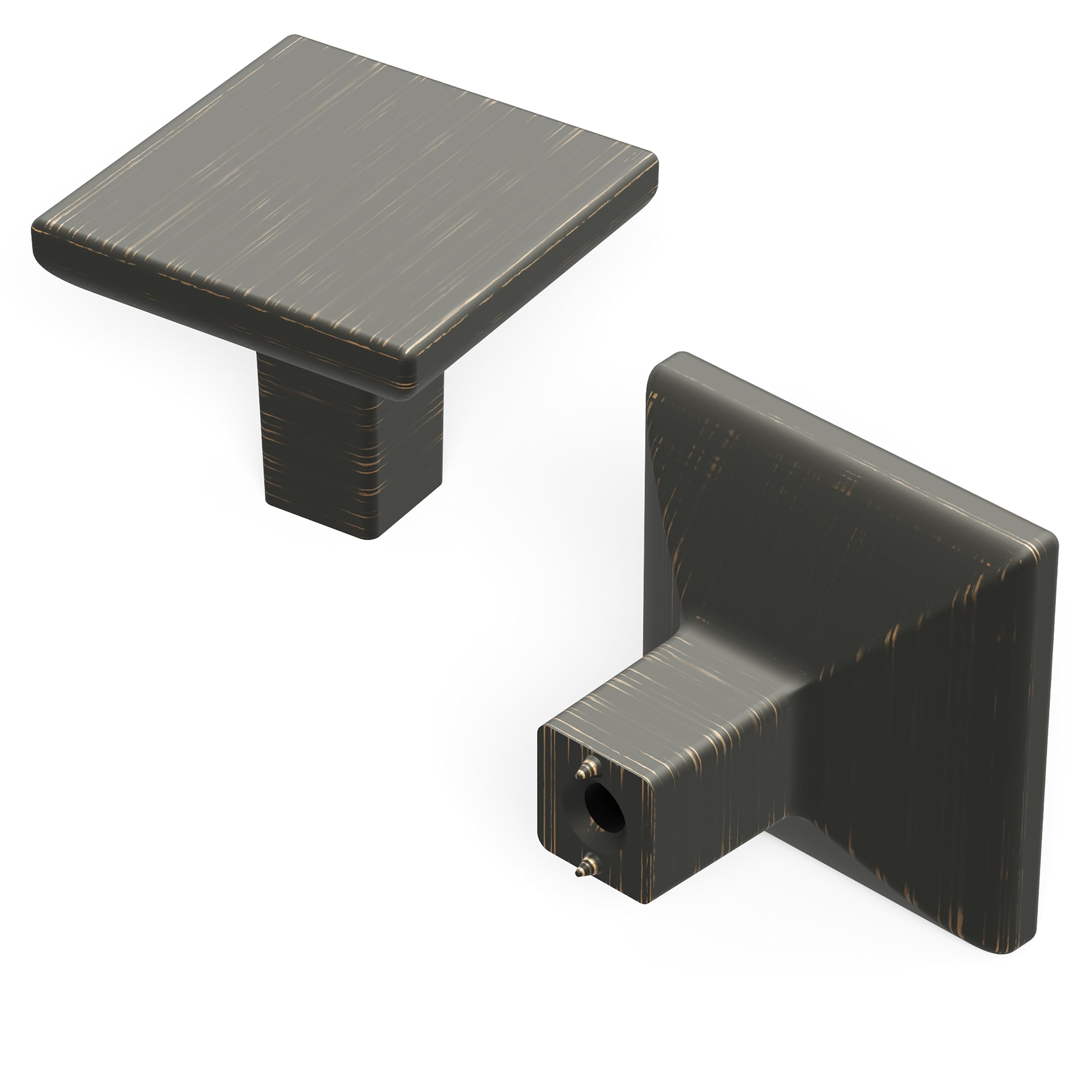 Hickory Hardware Kitchen Cabinet Knobs, Quality Drawer and Dresser Knob, Handle Pulls for Cabinet Doors, Bathroom Drawers, 1-1/4 Inch, Vintage Bronze, Skylight Collection