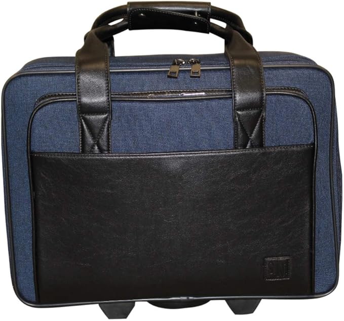 Simply Noelle Commuter Roller Bag, Navy Travel Totes