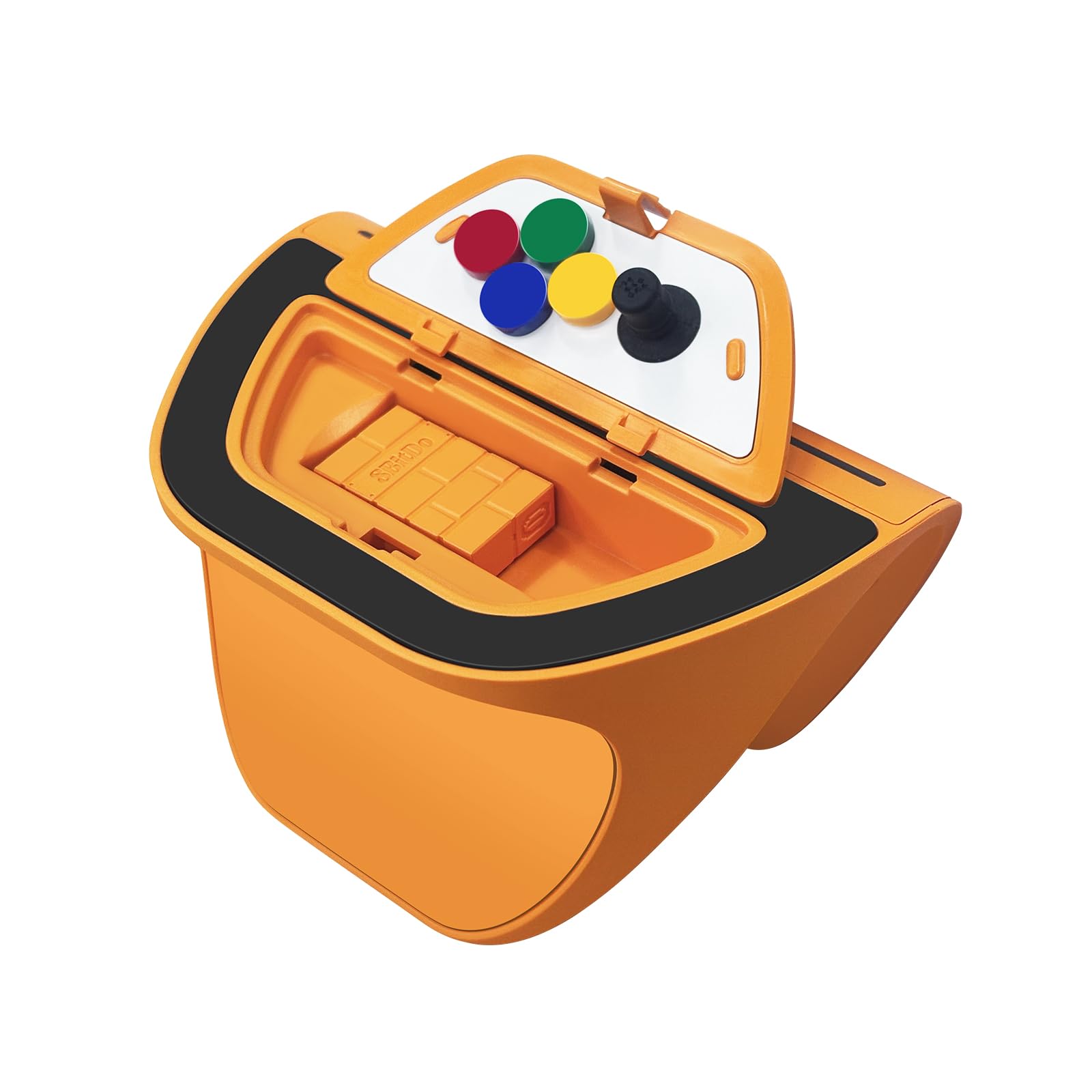 8BitDo Pro 3 Bluetooth Controller for Switch/Switch2,Windows, Apple, SteamOS, Android, TMR Joysticks, Swappable ABXY Buttons, programming Pro Back Buttons, Charging Dock, Hall Effect Triggers - Orange