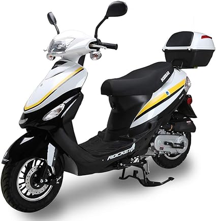 Amazon Com Taotao 50cc Gas Street Legal Scooter Atm50 A1 Scooter Sliver Sports Outdoors