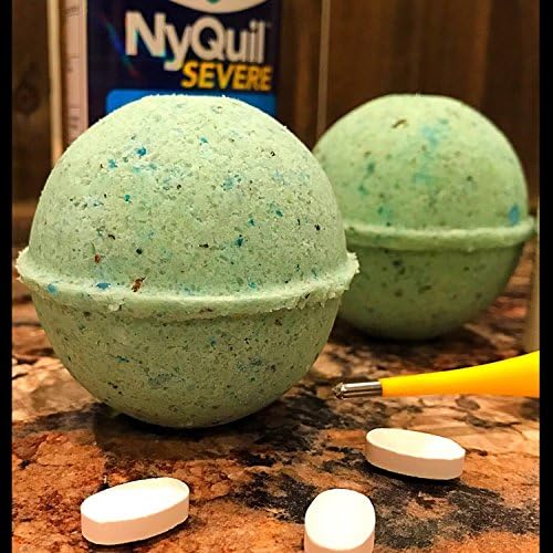 Cold and Flu Buster - Cold Relief - Flu - Flu relief - sick remedies - menthol - mint - christmas gifts - bath bombs - vegan - cruelty-free