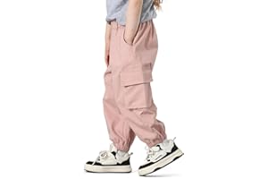 MINI PANDA Toddler Pants Girls&Boys，Stretch Twill Chino Toddler Pants