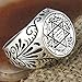 Seal of Solomon Talisman Special Design Islamic 925 Sterling Silver Turkish Handmade Solid Ring
