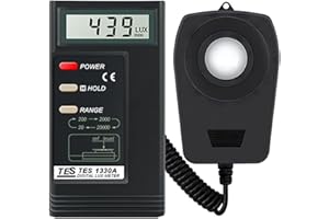HKNDT TES-1330A Light Meter TES1330A Digital Lux Meter 20/200/2000/20000 Lux
