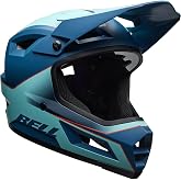 Bell Sanction 2 DLX MIPS Adult Full Face Mountain BMX Downhill Bike Helmet - Matte Blue, Medium (55&ndash;57 cm)