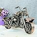 Amperer Collectible Art Sculpture Handmade Metal Motorcycle Tractor Model Creative Office Desktop Accessories Decor The Motorcycle Loves Artwork (A1 Copper Large Size)