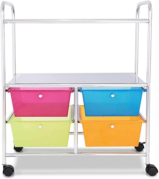 Amazon Com Dj Siphraya Home Office Storage Organizer Cart Drawer