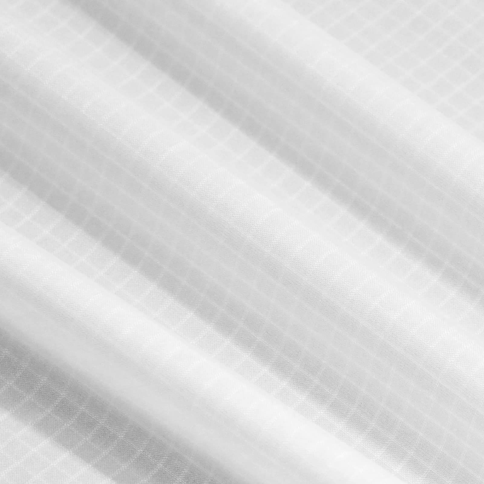 9KM DWLIFE 40D Waterproof Ripstop Nylon Fabric 3oz Nylon Sheets PU Coating Tear Resistant for Outdoor Cover Tent Kite Bag Material(White,1 Meter(100cm x 152cm))