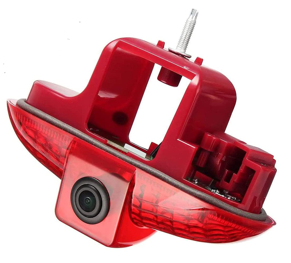 KNRAGHO Brake Light Camera Replacement for Car Third Roof Top Mount Brake Light Camera Reverse Camera Fit for/Combo/Vauxhall Vivaro