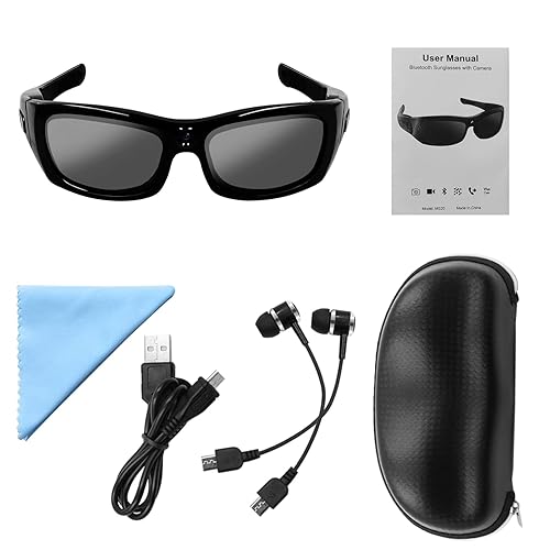YYCAMUS Camera Sunglasses Full HD 1080P Bluetooth Sunglasses Sport