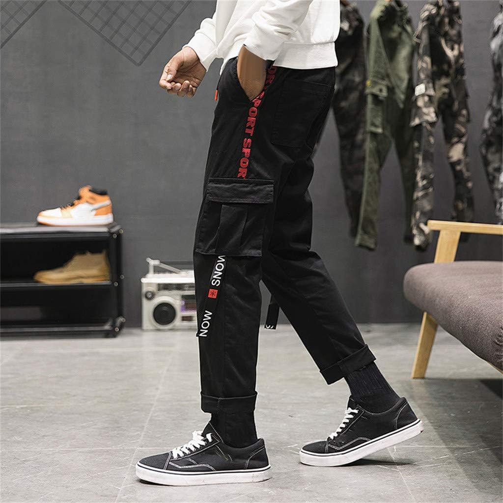mens straight leg workout pants
